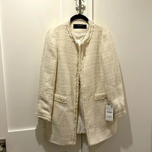 Cream Chanel style coat/ jacket never worn tags
